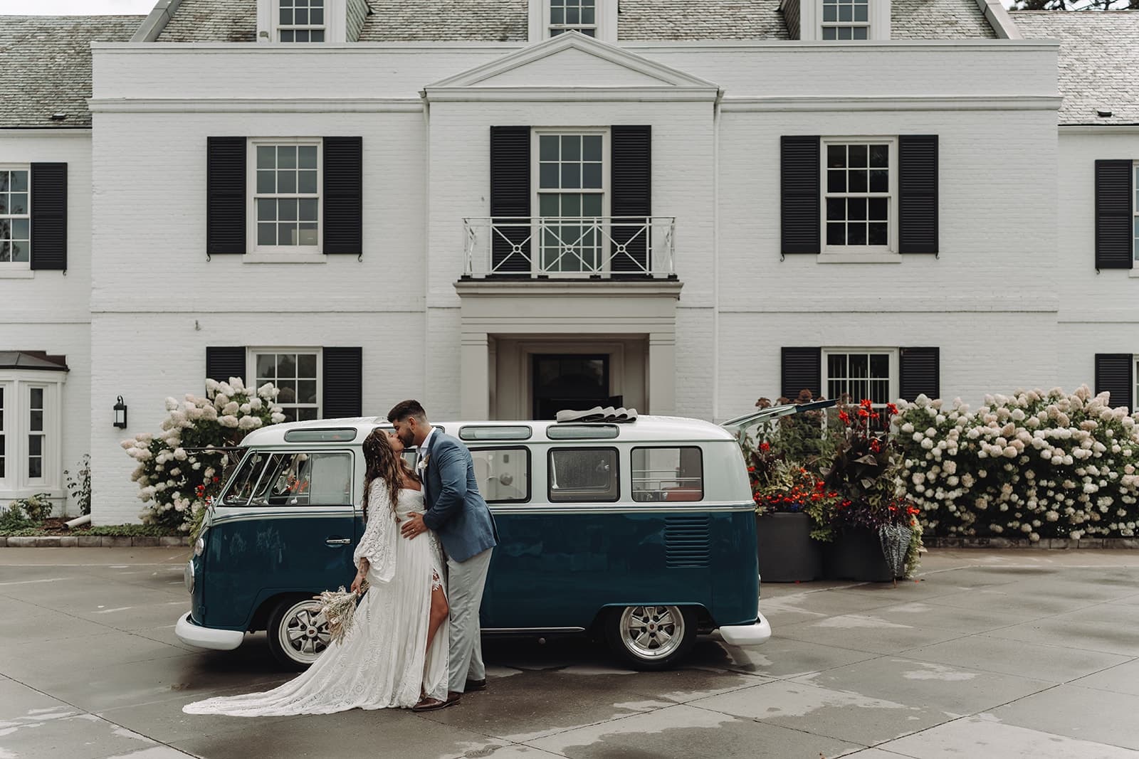 A Story of Love in the Rain: Jenna Marie & Austin's Wedding at Harding Waterfront Estate